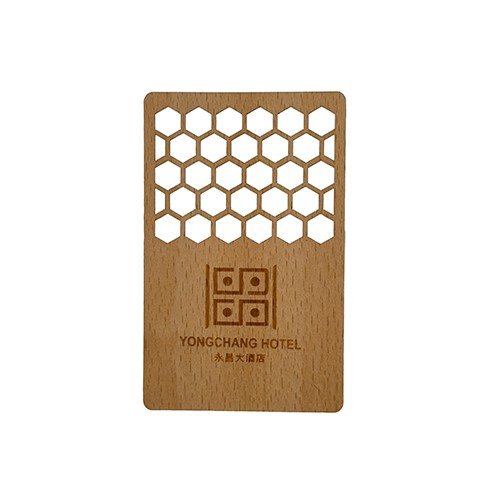 Eco friendly Bamboo wooden RFID hotel key card