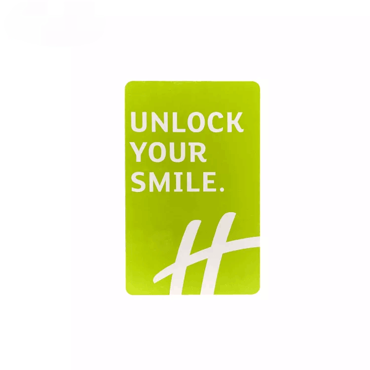 Printing PVC RFID Chip Business Hotel ID Card Hotel Key Card for access control system
