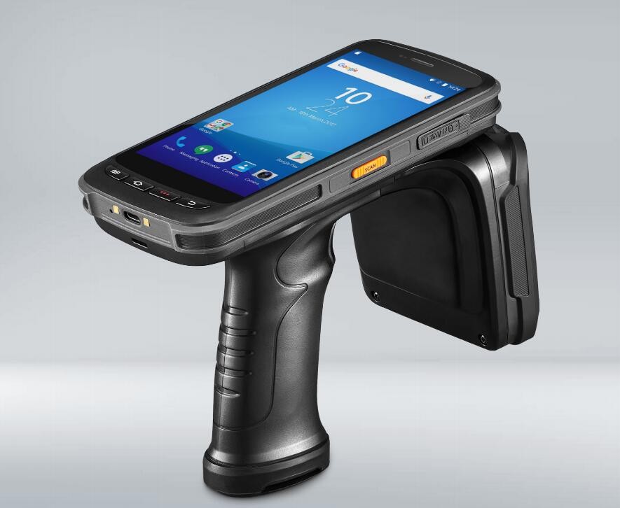 Data Collection Terminal WIFI Bluetooth Android Handheld Long Range UHF RFID Reader