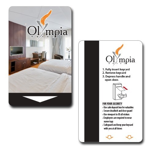 Luxurious Hotel Lock Magnetic Stripe Card