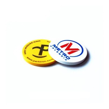 Customized ABS Reusable RFID Metro Token