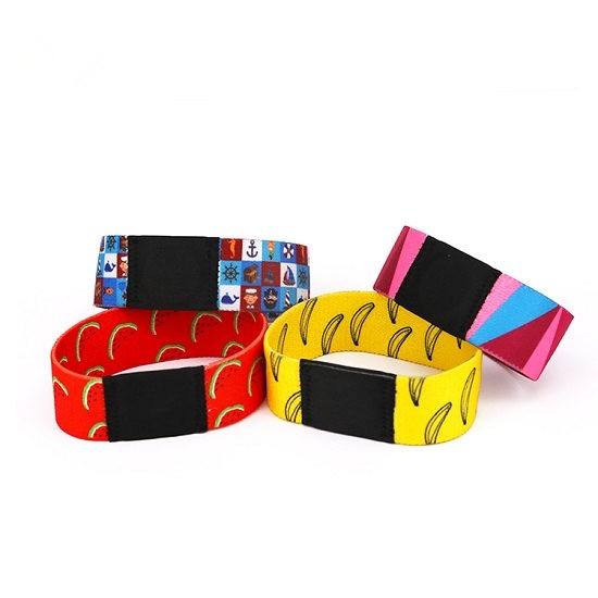 Elastic Fabric NFC Woven  Wristband Festival