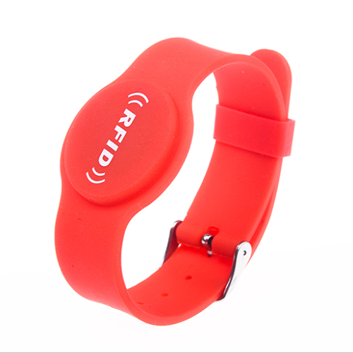 Bright Colours Reusable Adjustable FM11RF08 Passive RFID Wristband