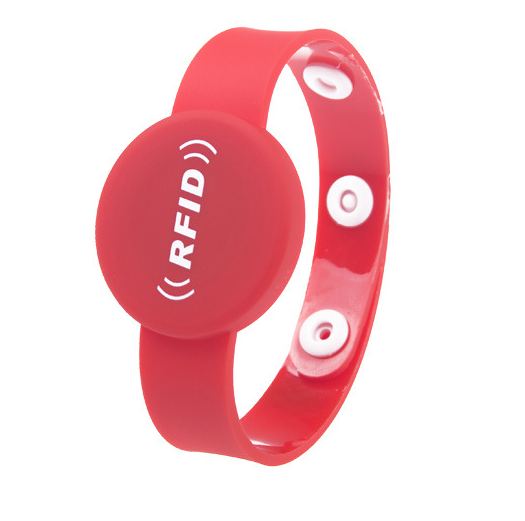 RFID Soft PVC Disposable Button NFC Bracelet