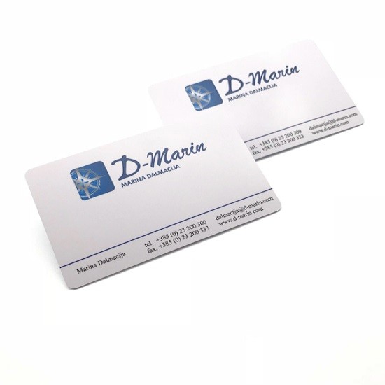 Printable PVC Blank Rewritable ID Card Thermal Visual Card