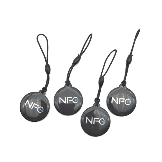 NFC Shaped Epoxy Crystal Tag