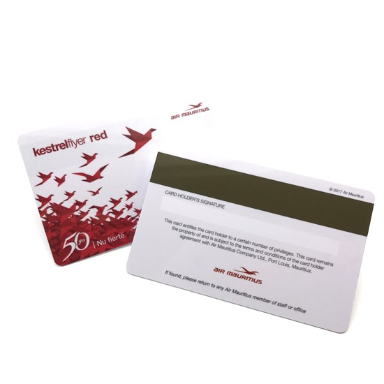Plastic Membership Card With Colorful Magnetic Stripe