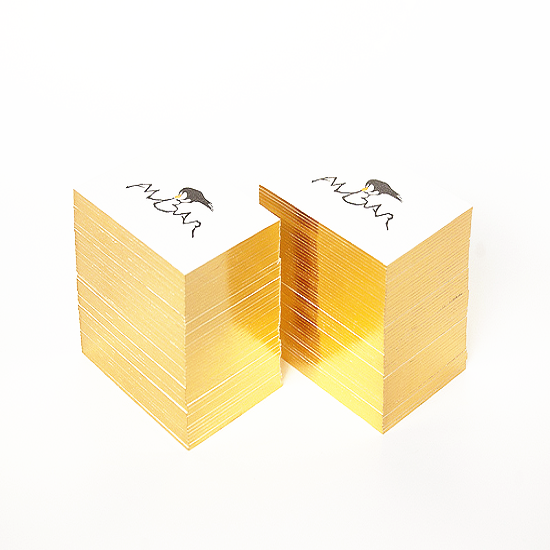 Hot Stamping Gold Edge Printed VIP Membership Card