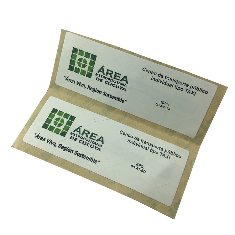 HF UHF RFID Car ETC Tracking Windshield Tag
