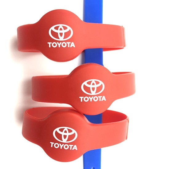 HF 13.56Mhz Waterproof Silicone RFID Festival Wristbands