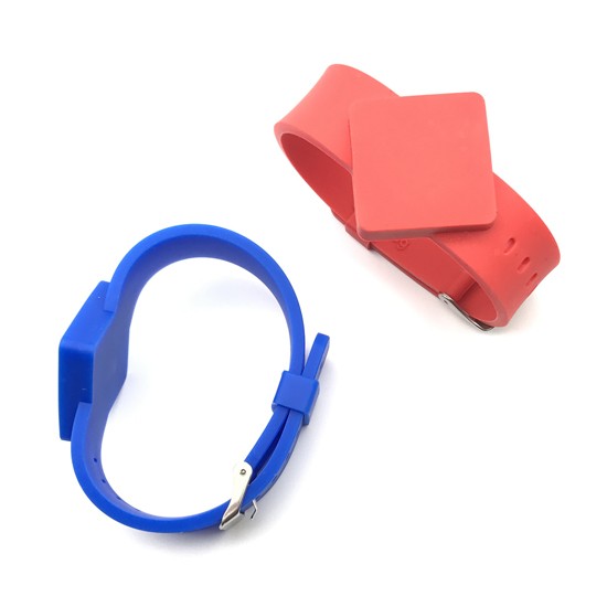 Watch Style Adjustable RFID Proximity Silicone Wristband