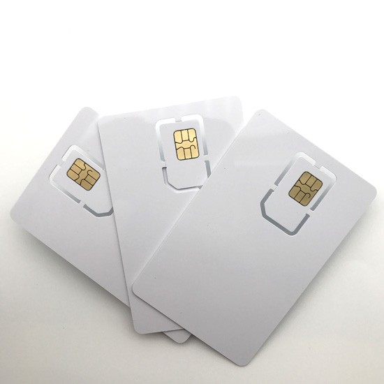 Writable And Readable Plastic Blank SIM Card