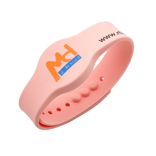 13.56MHZ RFID Silicone Wristband RFID Event Bracelet