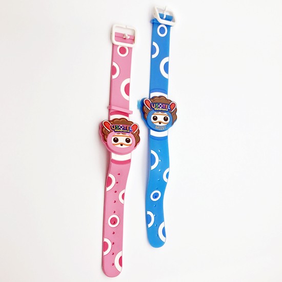 Watch Style Adjustable RFID Proximity Silicone Wristband