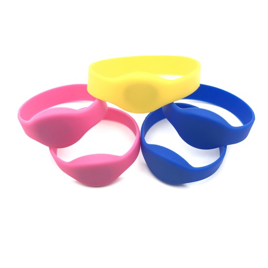 HF 13.56Mhz Waterproof Silicone RFID Festival Wristbands