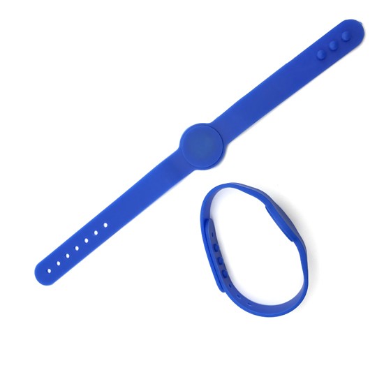 Watch Style Adjustable RFID Proximity Silicone Wristband