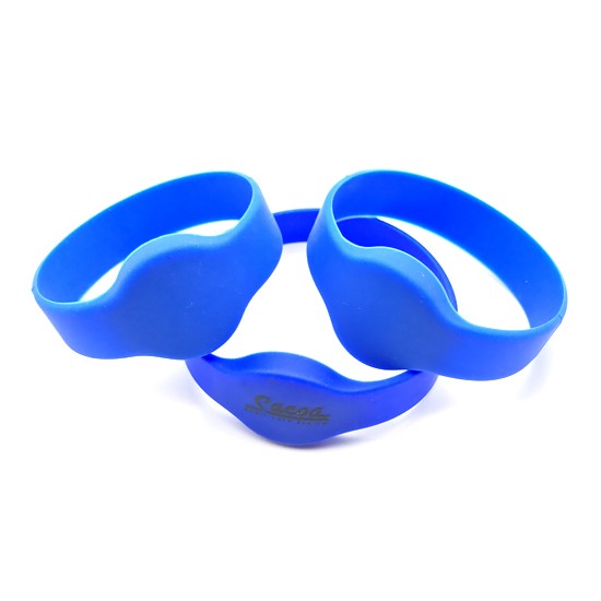 HF 13.56Mhz Waterproof Silicone RFID Festival Wristbands
