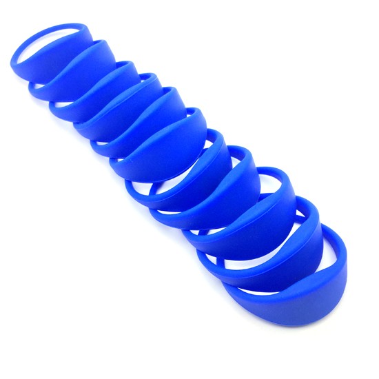 HF 13.56Mhz Waterproof Silicone RFID Festival Wristbands