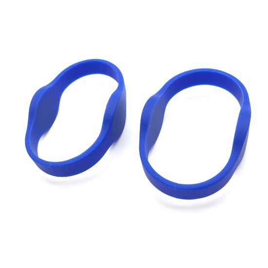 Dual Frequency Long Range Silicone RFID Wristband For Security Solution