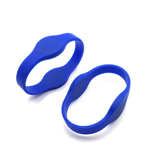 Dual Frequency Long Range Silicone RFID Wristband For Security Solution
