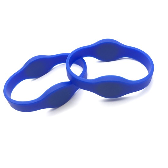 Dual Frequency Long Range Silicone RFID Wristband For Security Solution