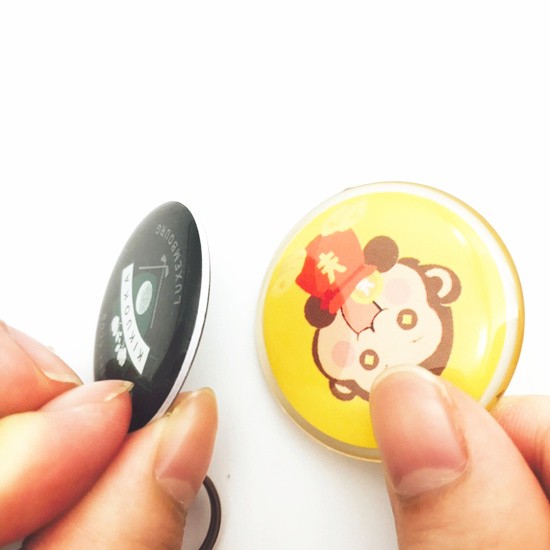ISO14443A NFC Epoxy Round Edge Keyfob Tag