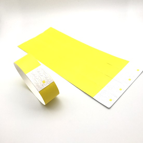 Colorful Disposable Tyvek RFID Wristband For Advertising