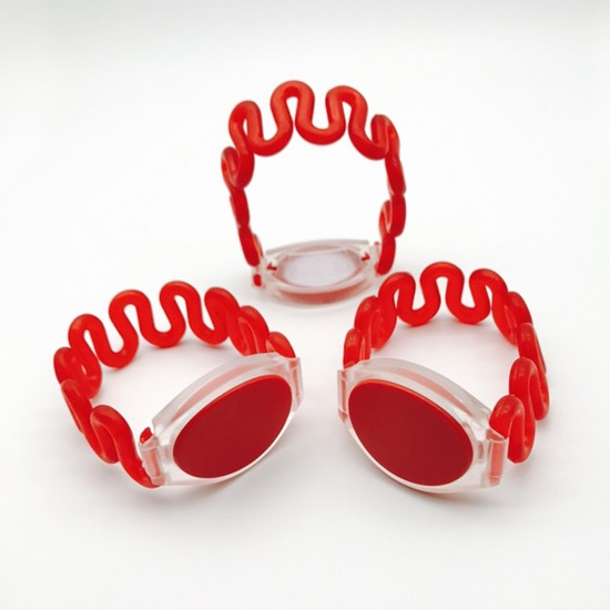 Long Reading Distance RFID Plastic Wristband With 13.56Mhz HF Chip