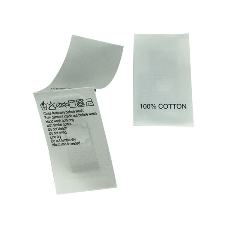UHF RFID Woven Cloth Laundry Tag for Washing Management