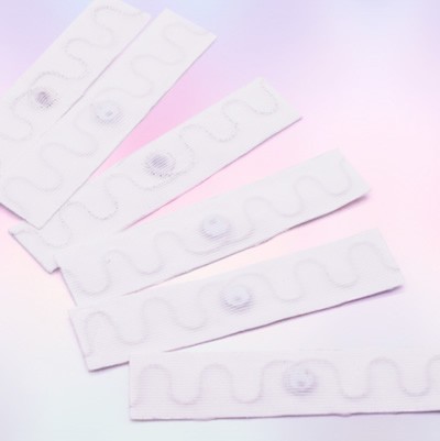 UHF RFID Woven Cloth Laundry Tag for Washing Management