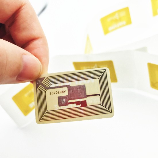 ICODE SLIX RFID Library label with 3M Adhesive Sticker
