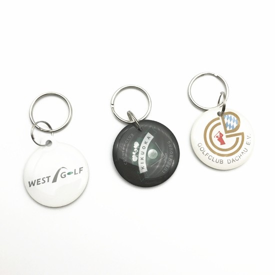 Reusable LF HF UHF  RFID Epoxy Keyfob