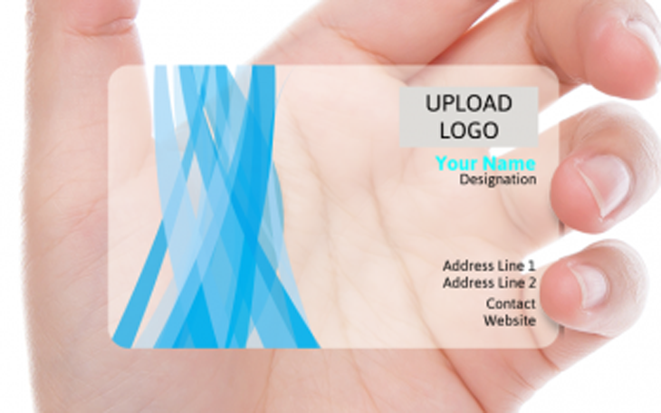 Full Color Printing PVC Transparent Business Card