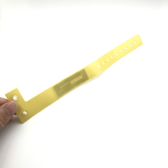 Access Control RFID Disposable PVC Festival Wristbands
