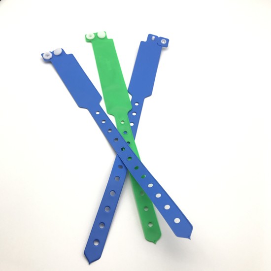 Access Control RFID Disposable PVC Festival Wristbands