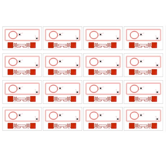 High Security Combine RFID Card With 13.56Mhz HF Chip and 960Mhz UHF Chip