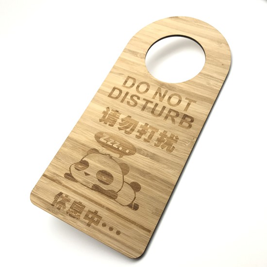 Customized Eco-friendly Engraved Wooden  Material Business Tag