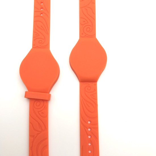 Waterproof Soft PVC RFID Wristband With Low Frequency 125Khz Chip
