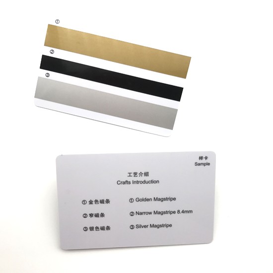 Plastic Membership Card With Colorful Magnetic Stripe