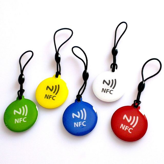 NFC Shaped Epoxy Crystal Tag