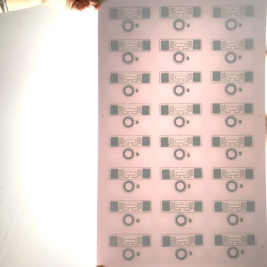 RFID Dual Frequency 125KHZ And 13.56MHZ Inlay Sheet