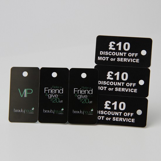 Plastic 3 Up Membership Tags PVC Combo Cards