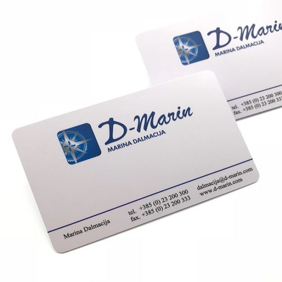 Printable PVC Blank Rewritable ID Card Thermal Visual Card