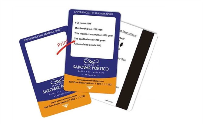 Printable PVC Blank Rewritable ID Card Thermal Visual Card