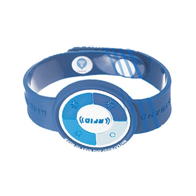 RFID Soft PVC Disposable Button NFC Bracelet