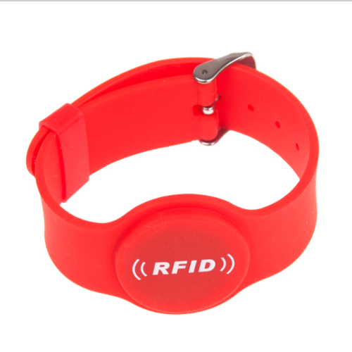 Bright Colours Reusable Adjustable FM11RF08 Passive RFID Wristband