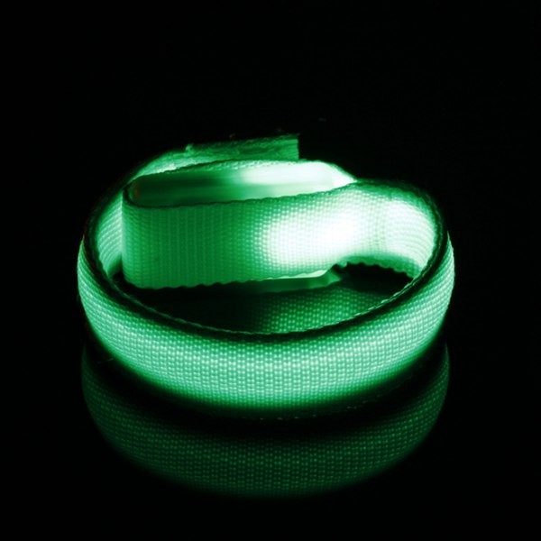 RFID LED Nylon Bracelet With 15 Color Changing And Long Range Control