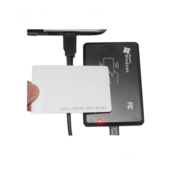 125KHZ USB/RS232 Interface LF RFID Smart ID Card Reader