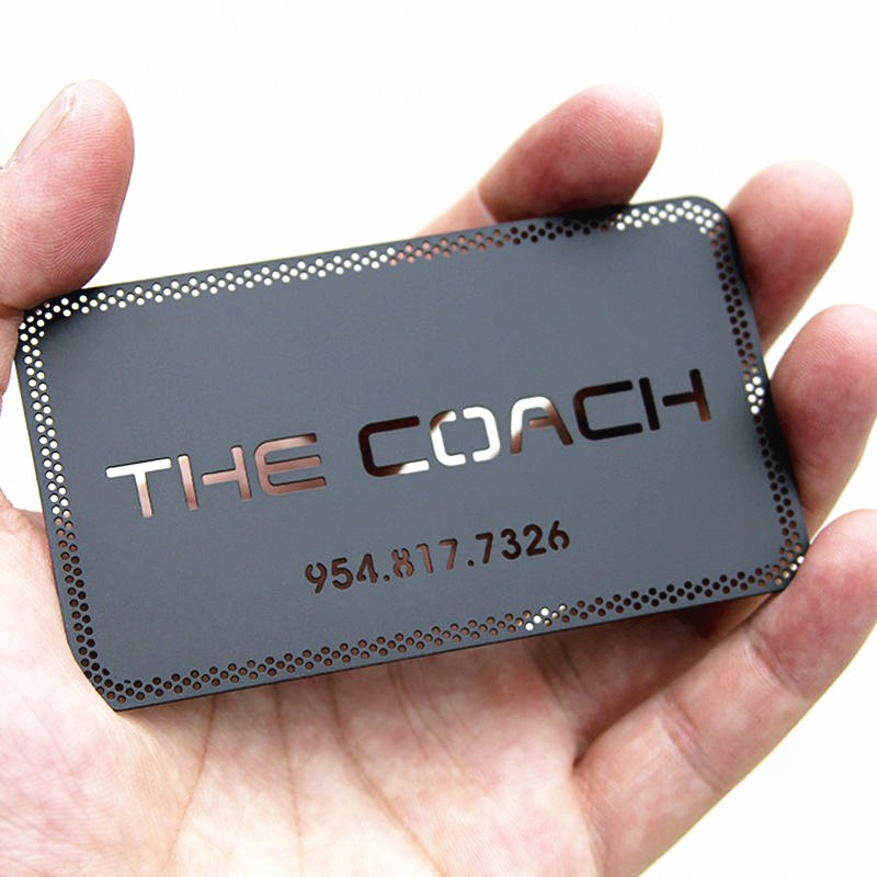 Exclusive Metal Material Business Card