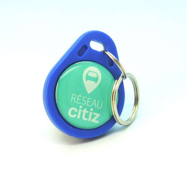 IP66 Waterproof Rfid Keyfob With Epoxy LOGO